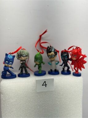 Pj Masks Christmas Ornaments Set Of 6